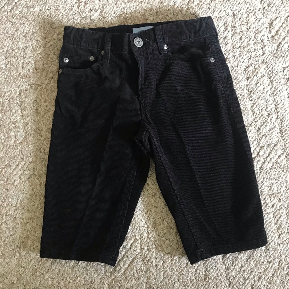 Boys Skinny Corduroy Shorts sz 10 EUC